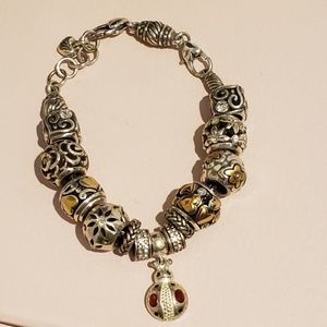 Brighton Garden Theme Charm Bracelet